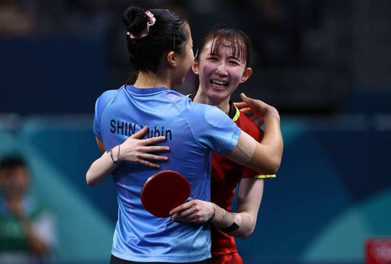 Warm Sportsmanship and Emotional Triumph at the Paris Olympics Table Tennis Event