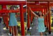 The video of the Chilean gymnast doing pull-ups on a torii gate in Japan has sparked controversy, with netizens angrily criticizing her for disrespecting the culture, leading Perez to close her Instagram account.