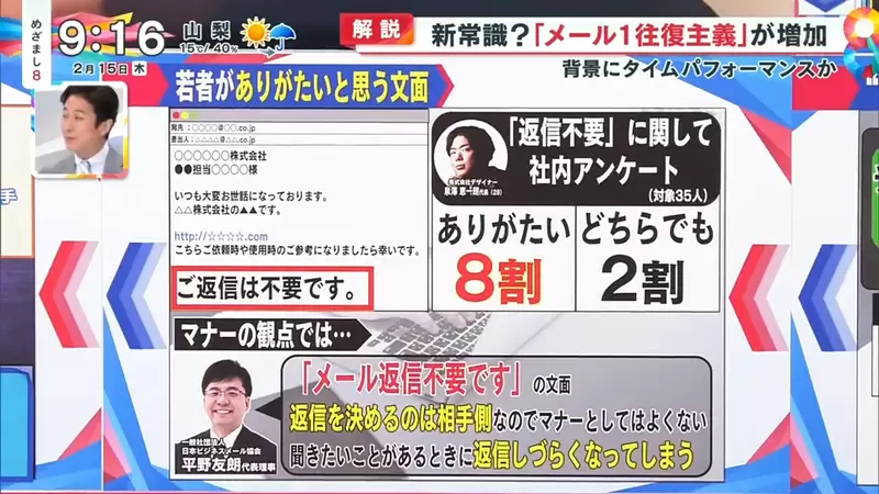 The new trend among young people: 'One time email policy' has sparked heated discussions in Japan, and middle-aged office workers express their inability to accept it!