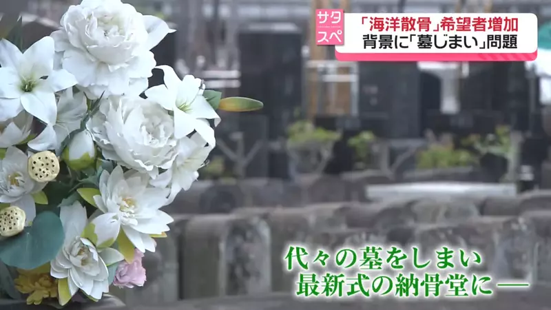 New trend in Japanese funerals: More and more people are choosing sea burials, and traditional earth burials are gradually fading away!