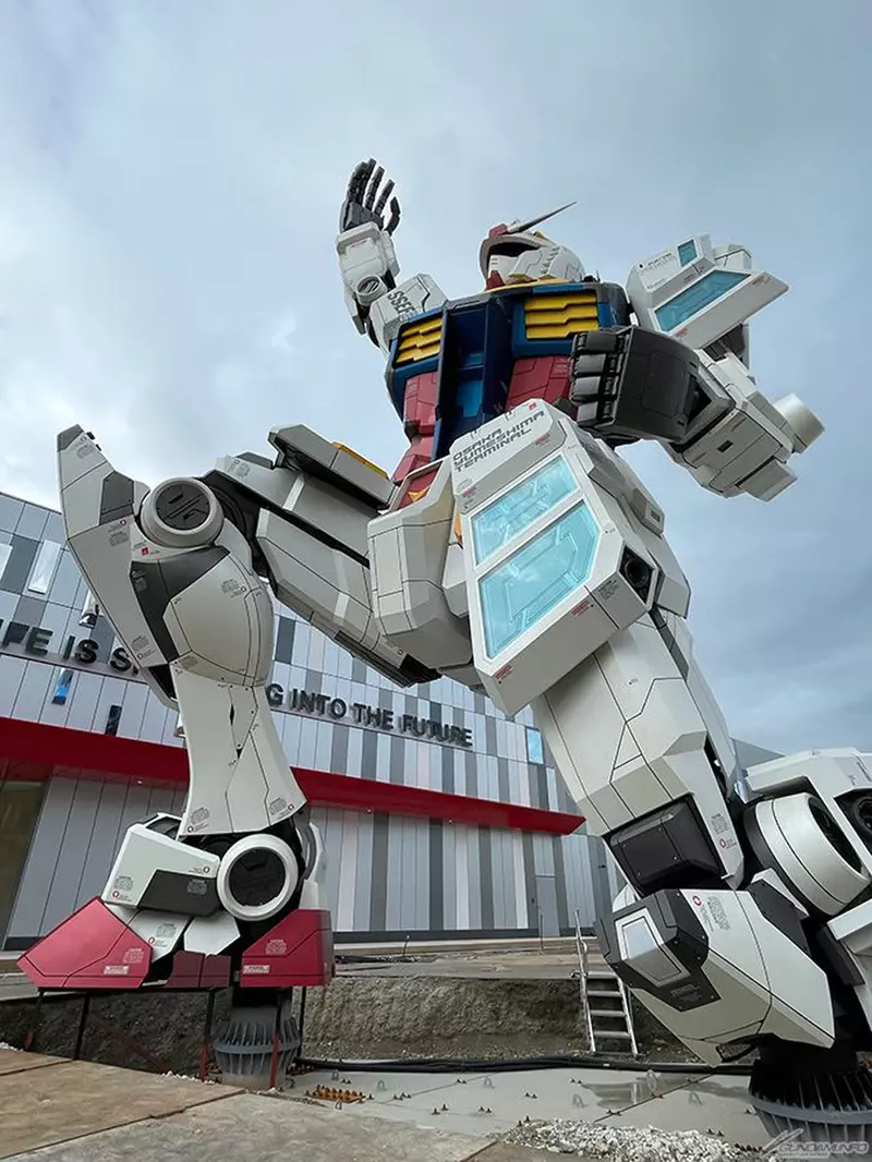 Countdown to the Kansai World Expo in Osaka, Japan! Yokohama Gundam Appears, Prayers and Upside Ceremony Excitingly Colorful