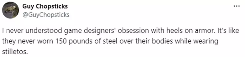 Anime armor modeling in animation games is outrageous to nausea! History fans angrily criticize: Who would wear high heels to fight?