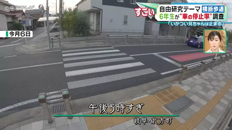 Japanese elementary school student researches' pedestrian hell '! No one yields on the zebra crossing, but is it the fierce big brother who is more polite than the kind old lady?