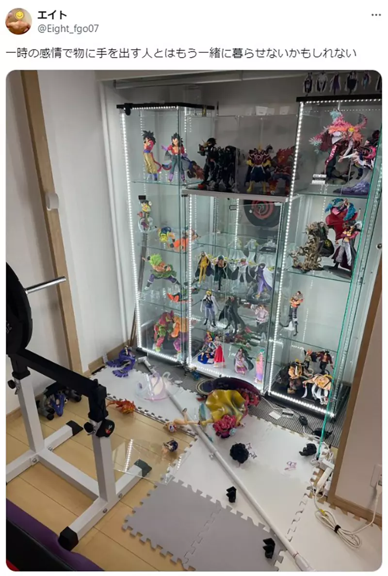 Japanese anime fans' doll collections destroyed, triggering a family war! Husband's fault vs. wife's reckless smashing, who has the bigger problem?