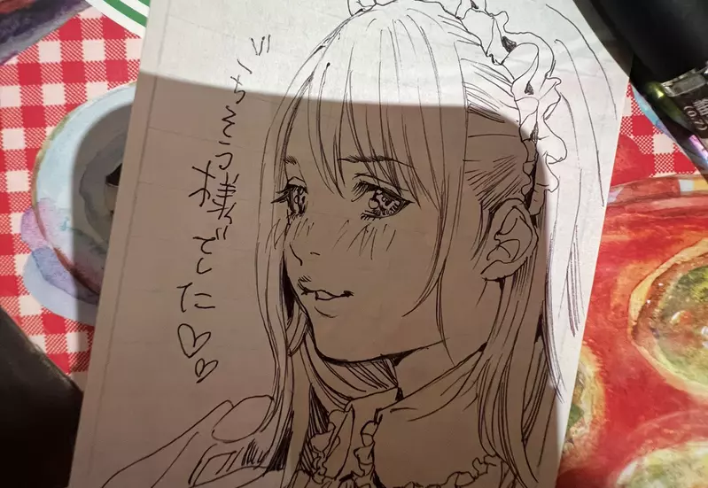 Japanese manga artist Maya Miyazaki uses graffiti on restaurant menus! Roast by netizens that 