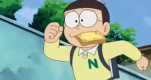 In “Doraemon,” Nobita’s excuse for being late to school is that the Nobi family lives too far from the school! Is his poor academic performance also caused by this?